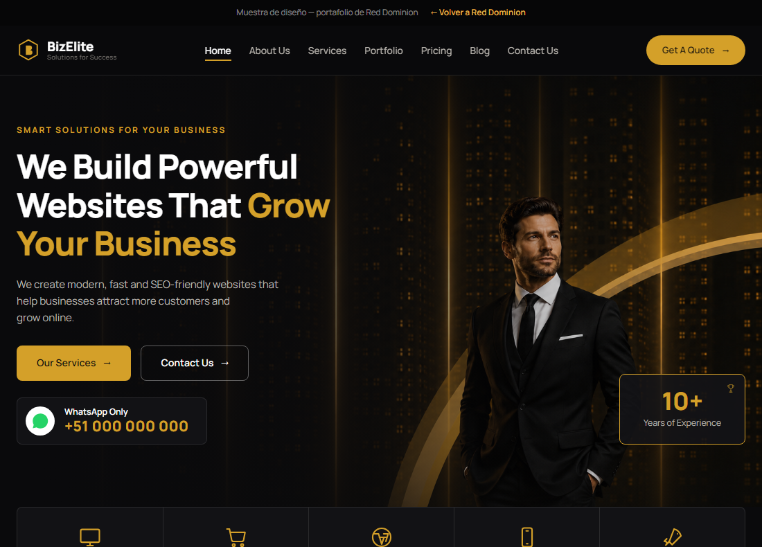 BizElite — ver el sitio completo